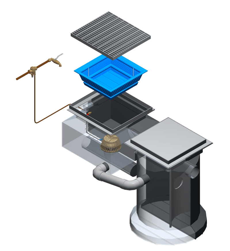 Fox DD600 BRT Washdown Diversion System