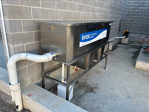 Single FX6000SS Oil Water Separator in transformer bay at Moorebank Intermodal Precinct